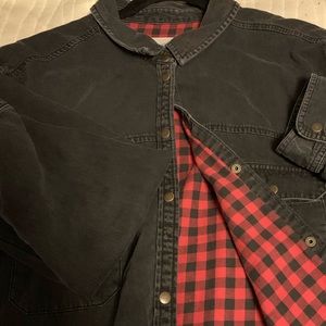 American Eagle oversized jacket flannel